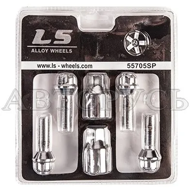 Секретки колесные болт M12x1.50x33 конус