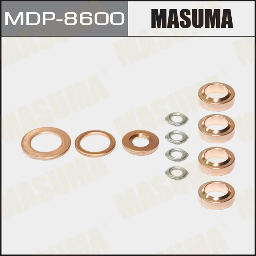Шайбы для форсунок набор комплект 4JG2, комплект MASUMA MDP-8600