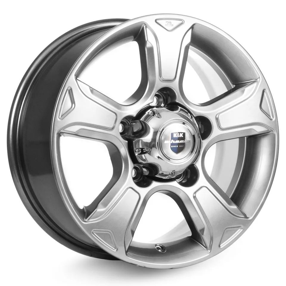 Диск литой R16 7J 5x139.7/108.5 ET35 КИК Атлант Дарк платинум 87812964705