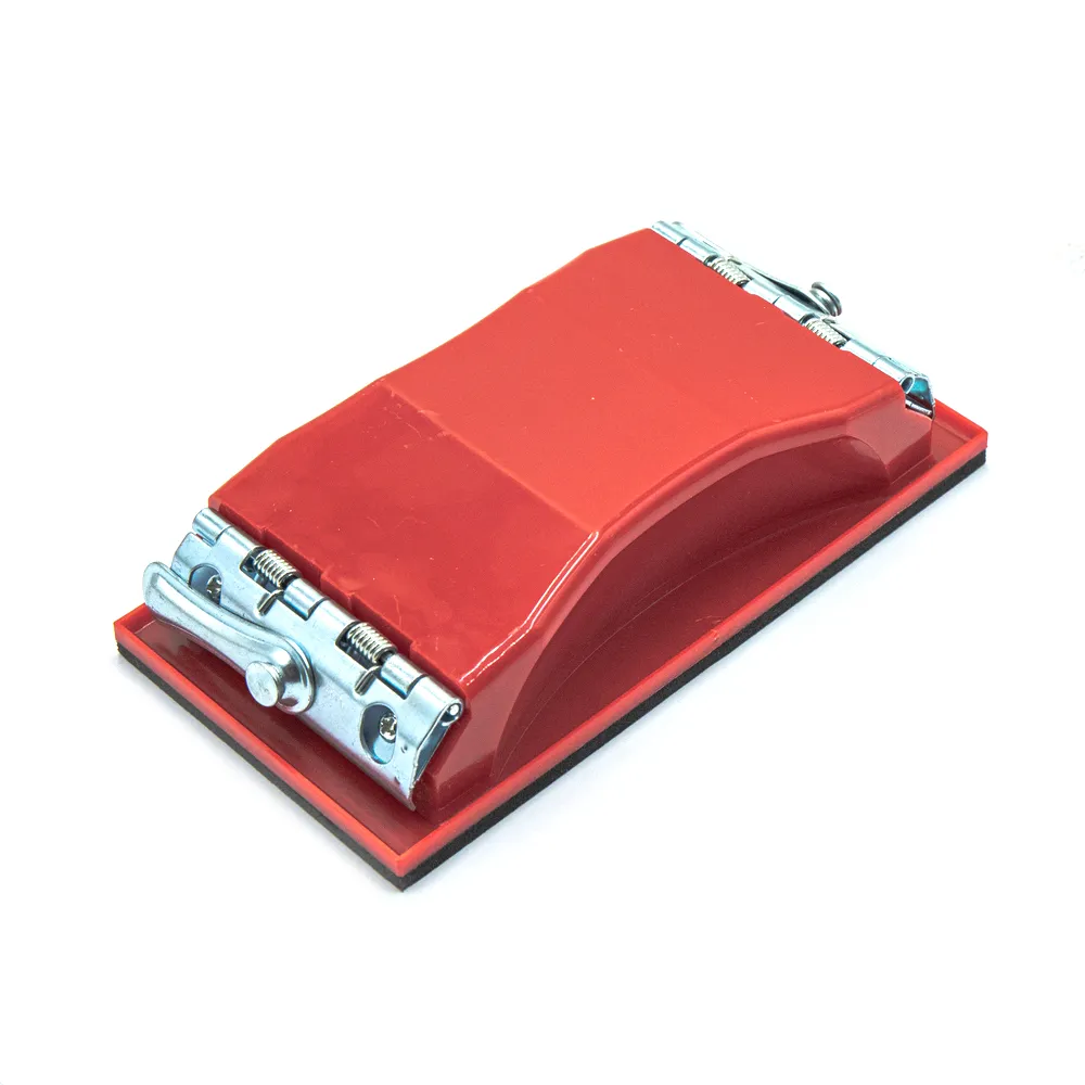 Брусок для шлифования, 160x85 мм, пластиковый с зажимами MATRIX 75820