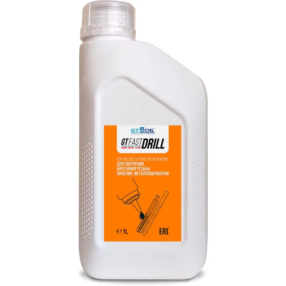 Смазочно-охлаждающая жидкость GT OIL Fast Drill 1 л 4607071023899