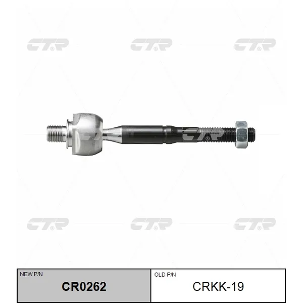 Тяга рулевая L=R (без наконечника) HYUNDAI Elantra/Getz/Sonata CTR CRKK-19