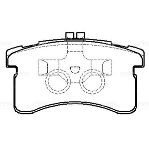 Тормозные колодки CTR CKD-7