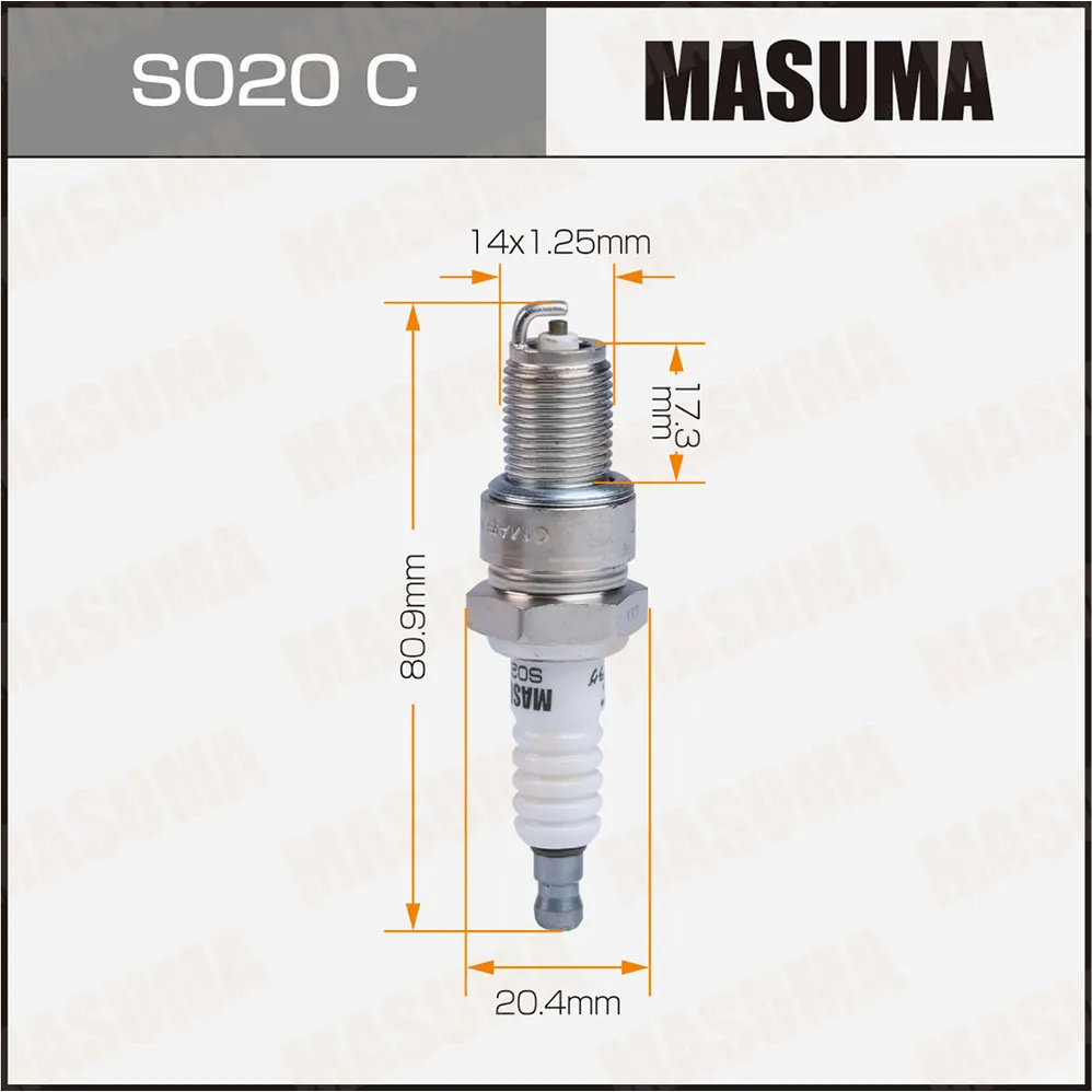 Свеча зажигания MASUMA S020C