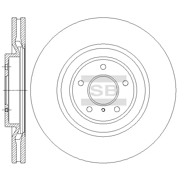 Диск тормозной SANGSIN BRAKE SD4228