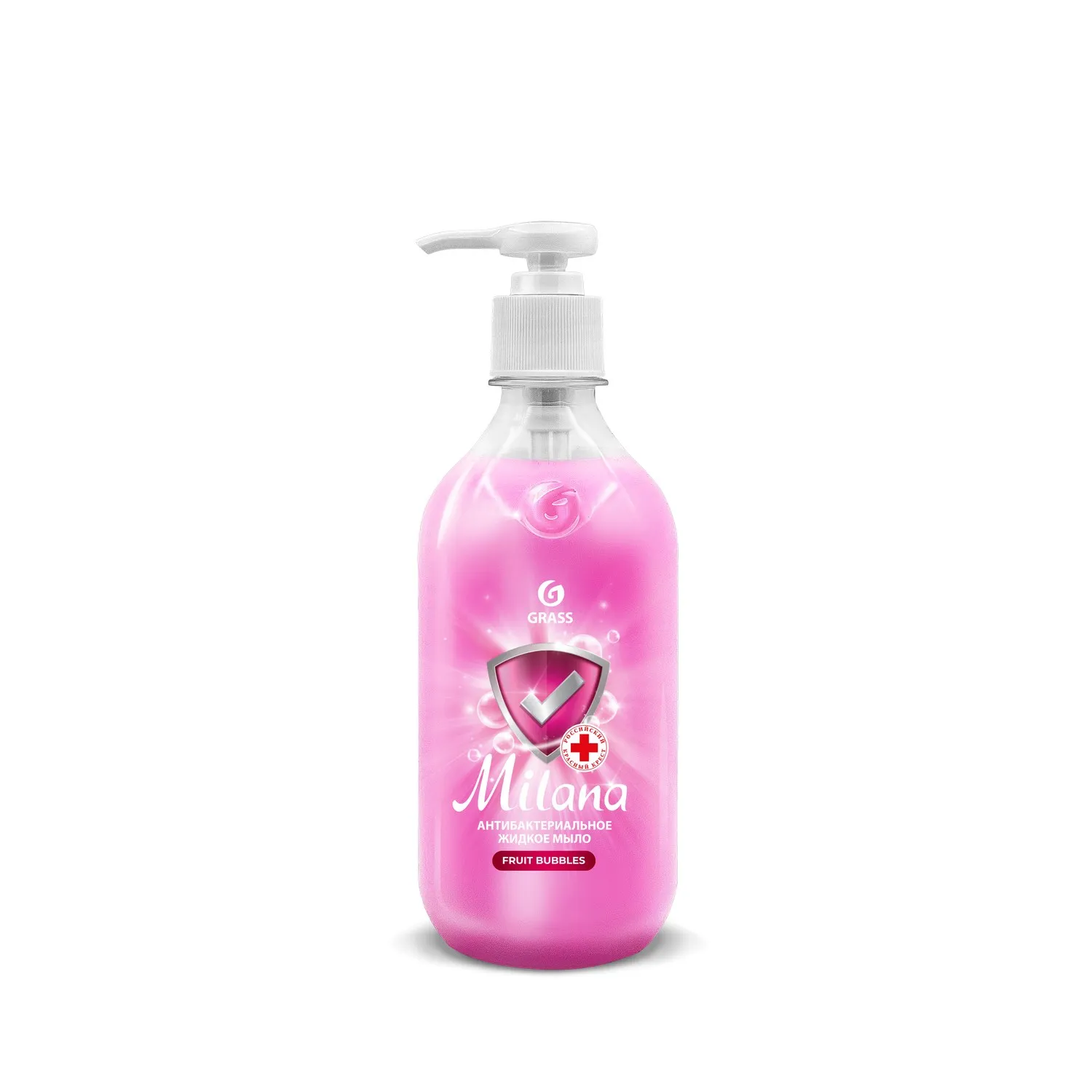 Жидкое мыло антибактериальное Milana Fruit bubbles 500 мл.