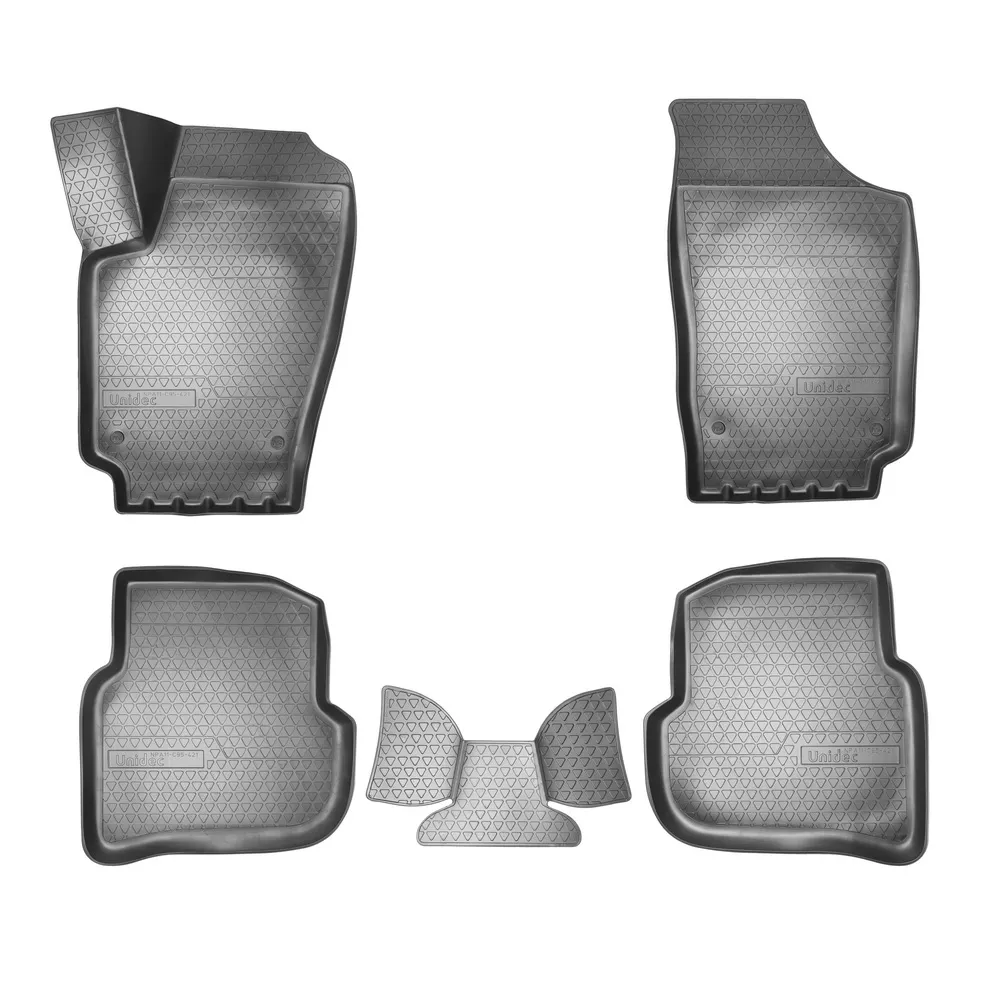 Коврики салонные для Volkswagen Polo (SD) 3D (2010) NORPLAST NPA11-C95-421