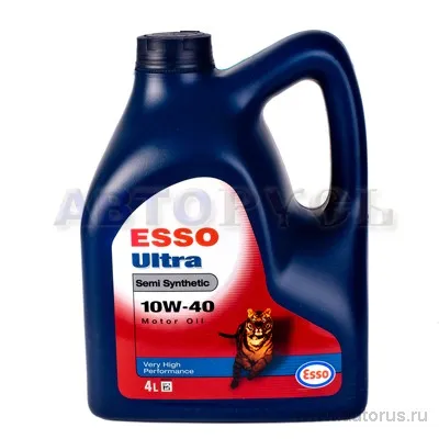 Масло моторное ESSO Ultra 10W-40 полусинтетическое 4 л 141896