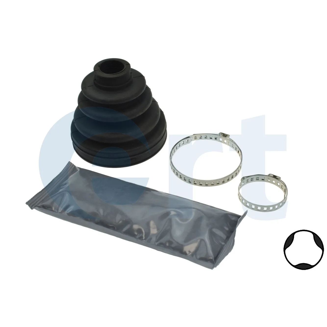 Пыльник ШРУСа внутр к-кт NISSAN: PRIMERA 2.0 02-, PRIMERA Hatchback 2.0 02-, PRIMERA 1.8 02- ERT 500532