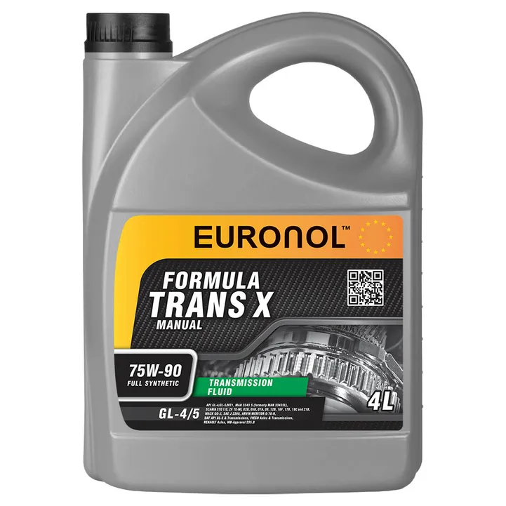 Масло трансмиссионное EURONOL TRANSx75W-90 4 л 80061