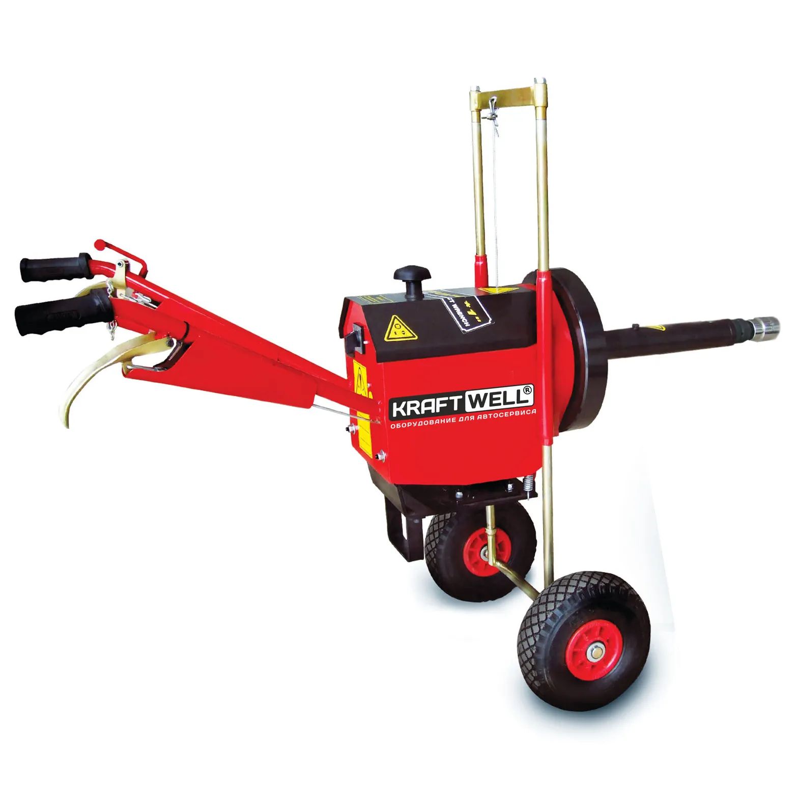 Гайковерт подкатной электрический 1 KraftWell KRW12_red
