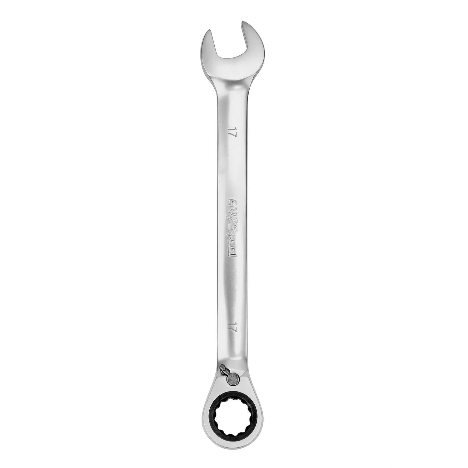 Ключ комбинированный, трещоточный, с реверсом, 17 мм AVSTEEL AV-315117