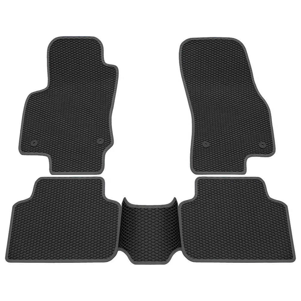 Коврики в салон EVA VW Tiguan (17-Н.В) Серый кант Rezkon 9035025202