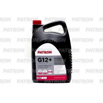 Антифриз PATRON RED G12+ готовый -40 красный 5 кг PCF2005