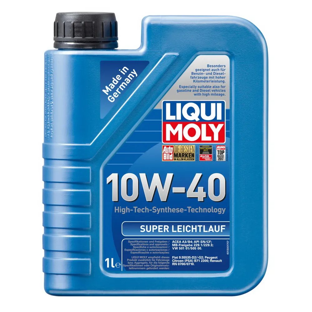 Масло моторное LIQUI MOLY Super Leichtlauf 10W-40 полусинтетическое 1 л 1928 / 9503