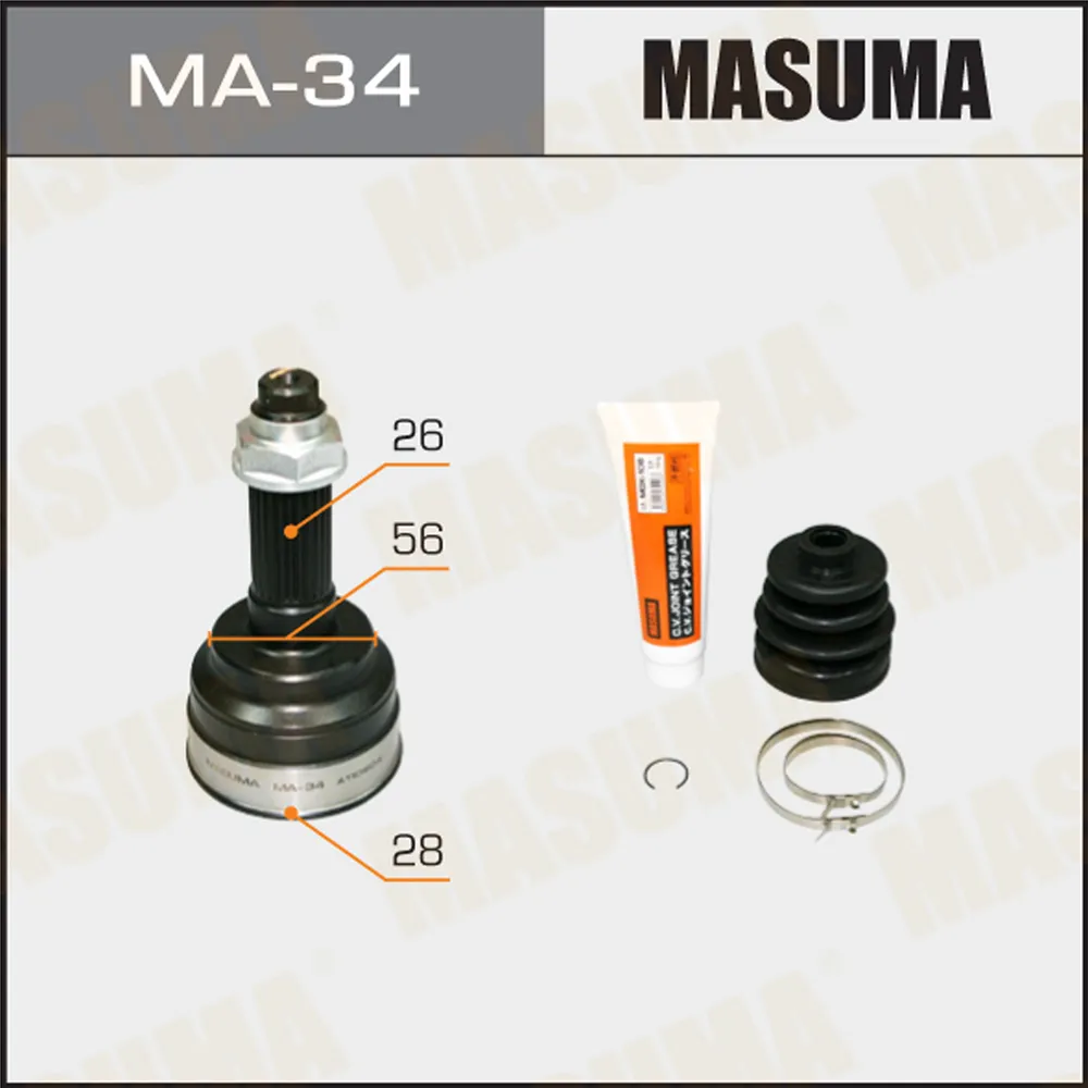 ШРУС наружный MASUMA MA34