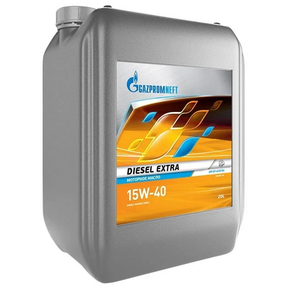МАСЛО МОТОРНОЕ МИНЕРАЛЬНОЕ GAZPROMNEFT DIESEL EXTRA 15W-40, 20 Л.