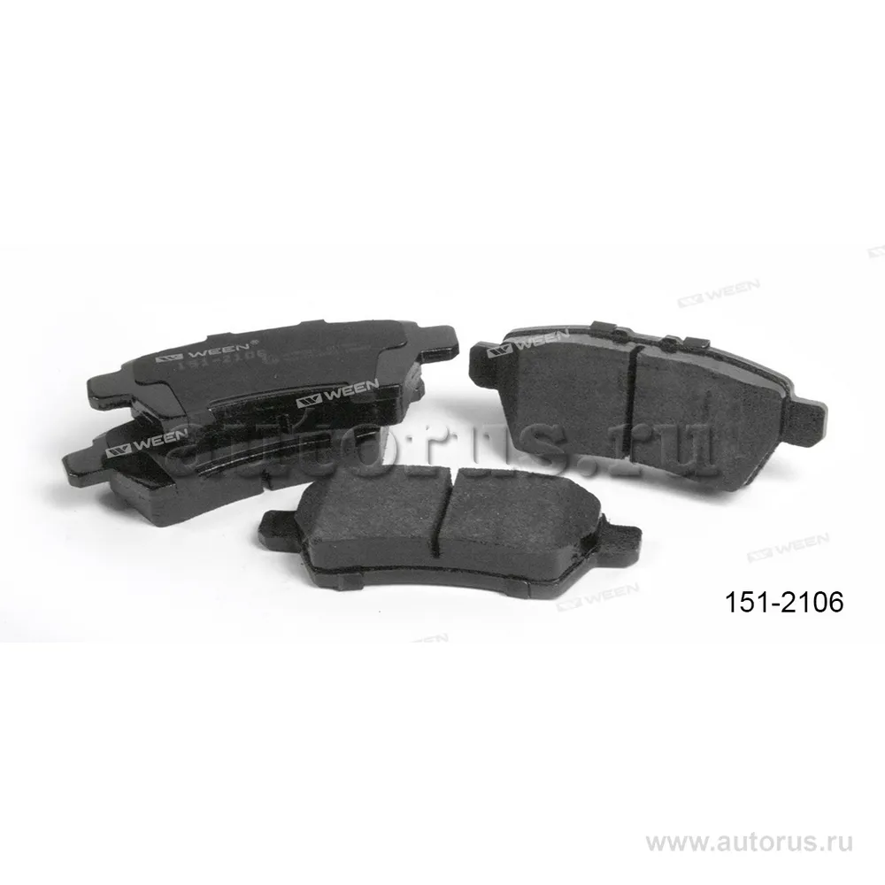 Тормозные колодки дисковые задние NISSAN Pathfinder (R51,R52), Navara (D40) WEEN 151-2106