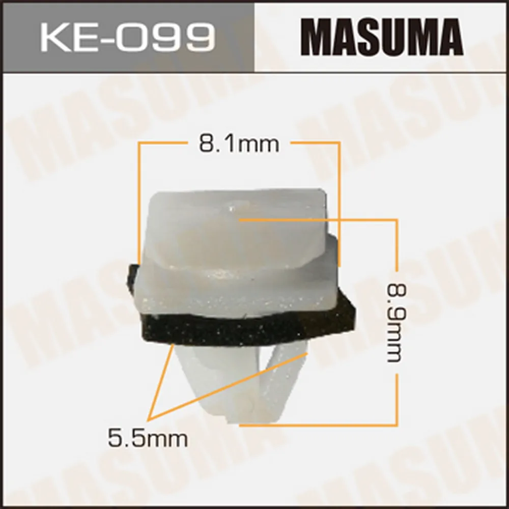 Клипса пласт. MASUMA KE099