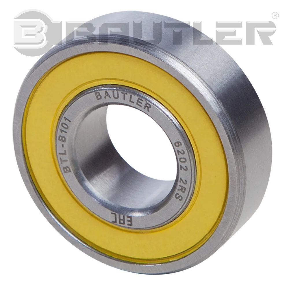 Подшипник генератора малый для ВАЗ 2108-2115 и мод. с инж. дв. (6202 2RS) BAUTLER BTLB101