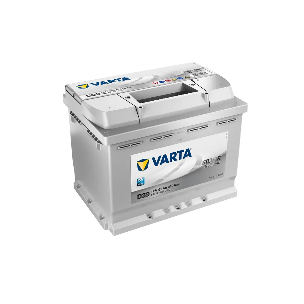 Аккумулятор VARTA Silver Dynamic 63 А/ч прямая L+ D39 242x175x190 EN610 А
