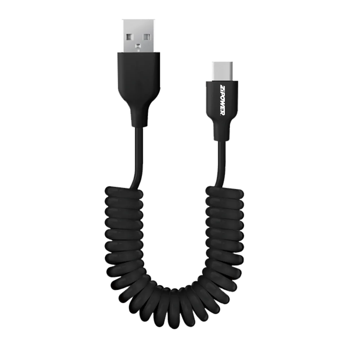 Спиральный USB кабель, , Max Вт ZIPOWER PM6736