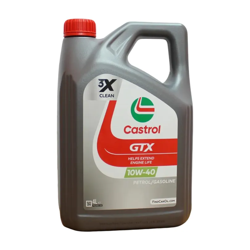 Масло моторное CASTROL GTX Ultraclean 10W-40 полусинтетическое 4 л A/B 15F121