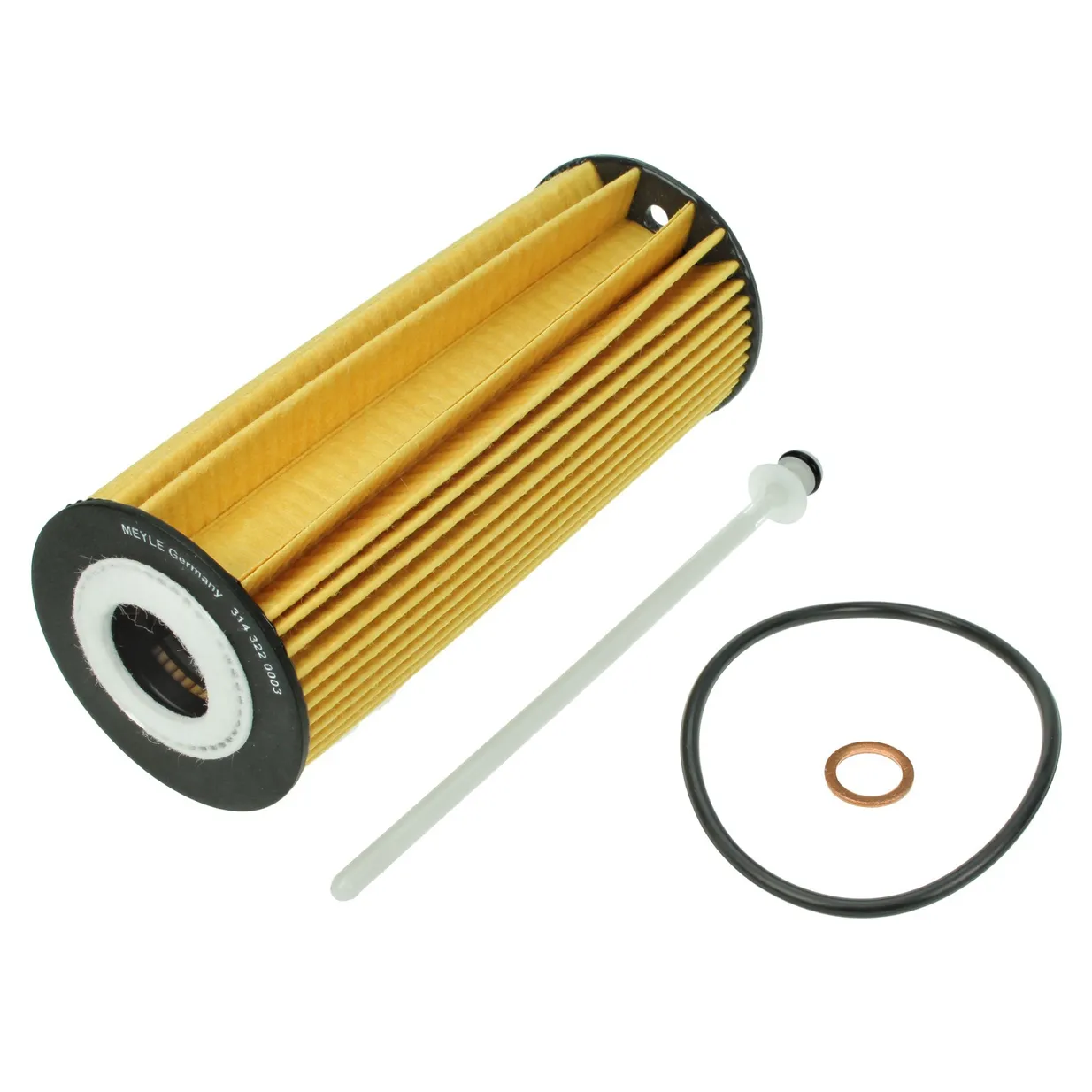 Фильтр масляный BMW E60/E61/E81 E87/E82/E90/X3/X5 07-> mot.N47/N57 MEYLE 314 322 0003