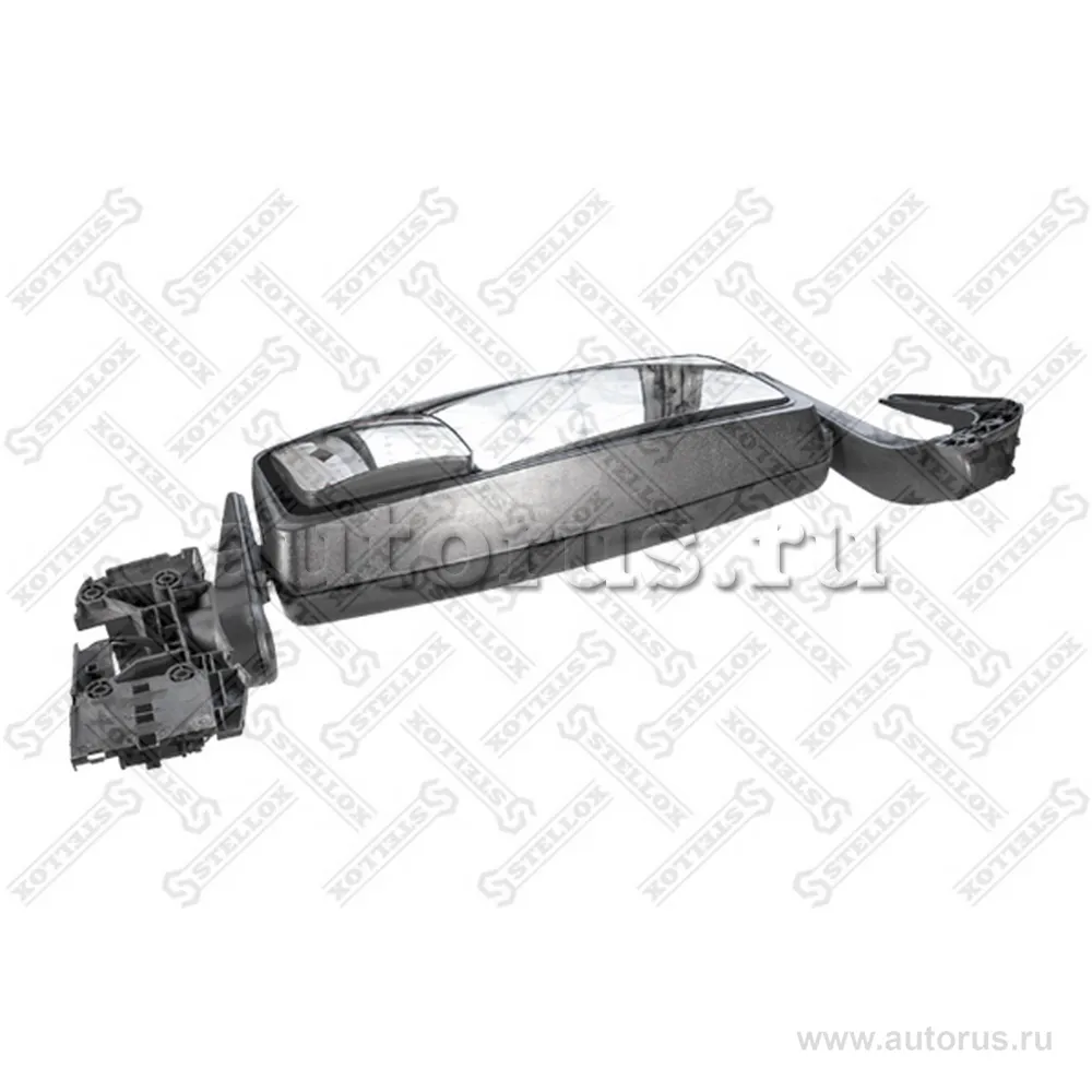 Зеркало левое двойное с подогр. эл. MAN 943x437x153 STELLOX 8729067_SX