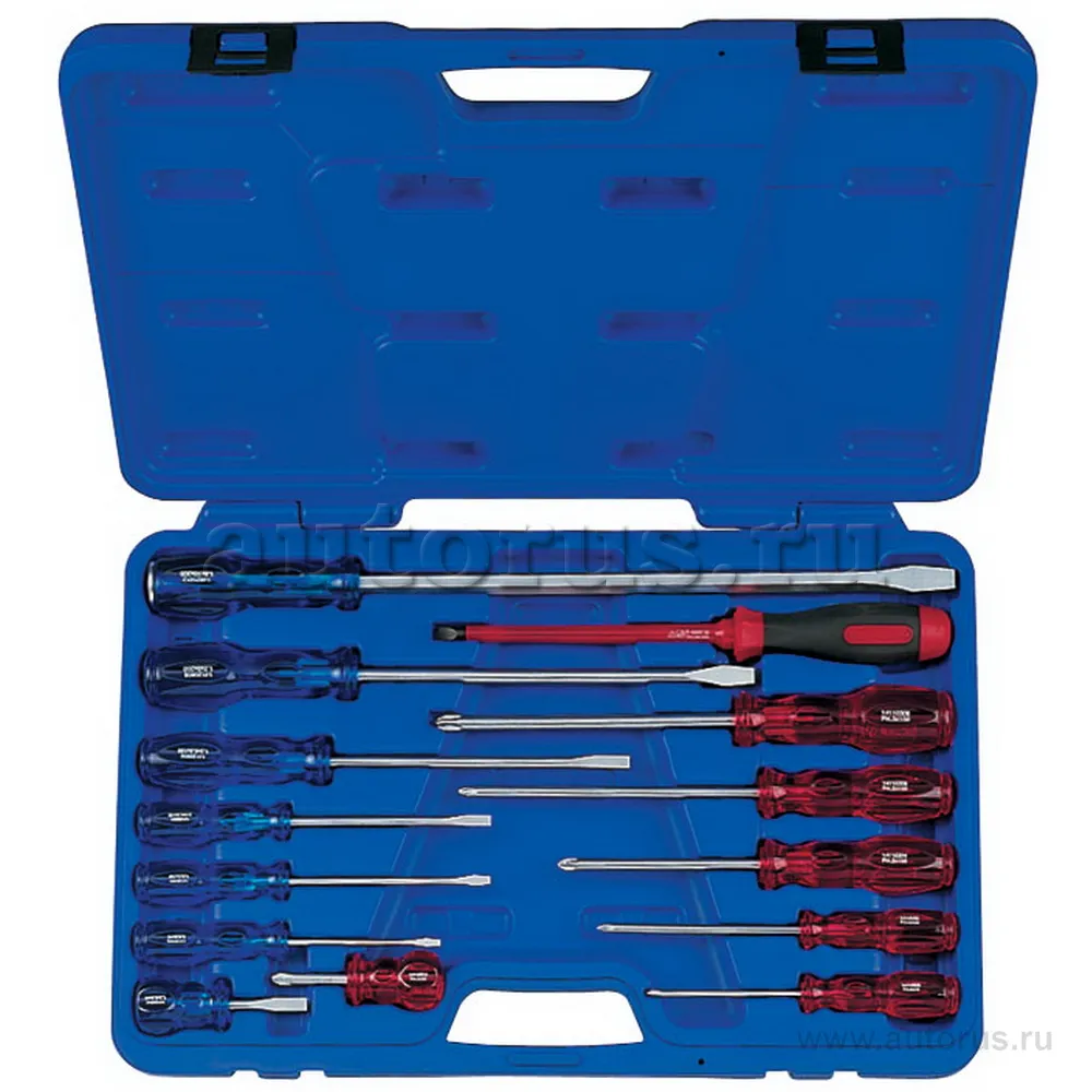 Набор отверток в кейсе, 14 предметов KING TONY 35114MR