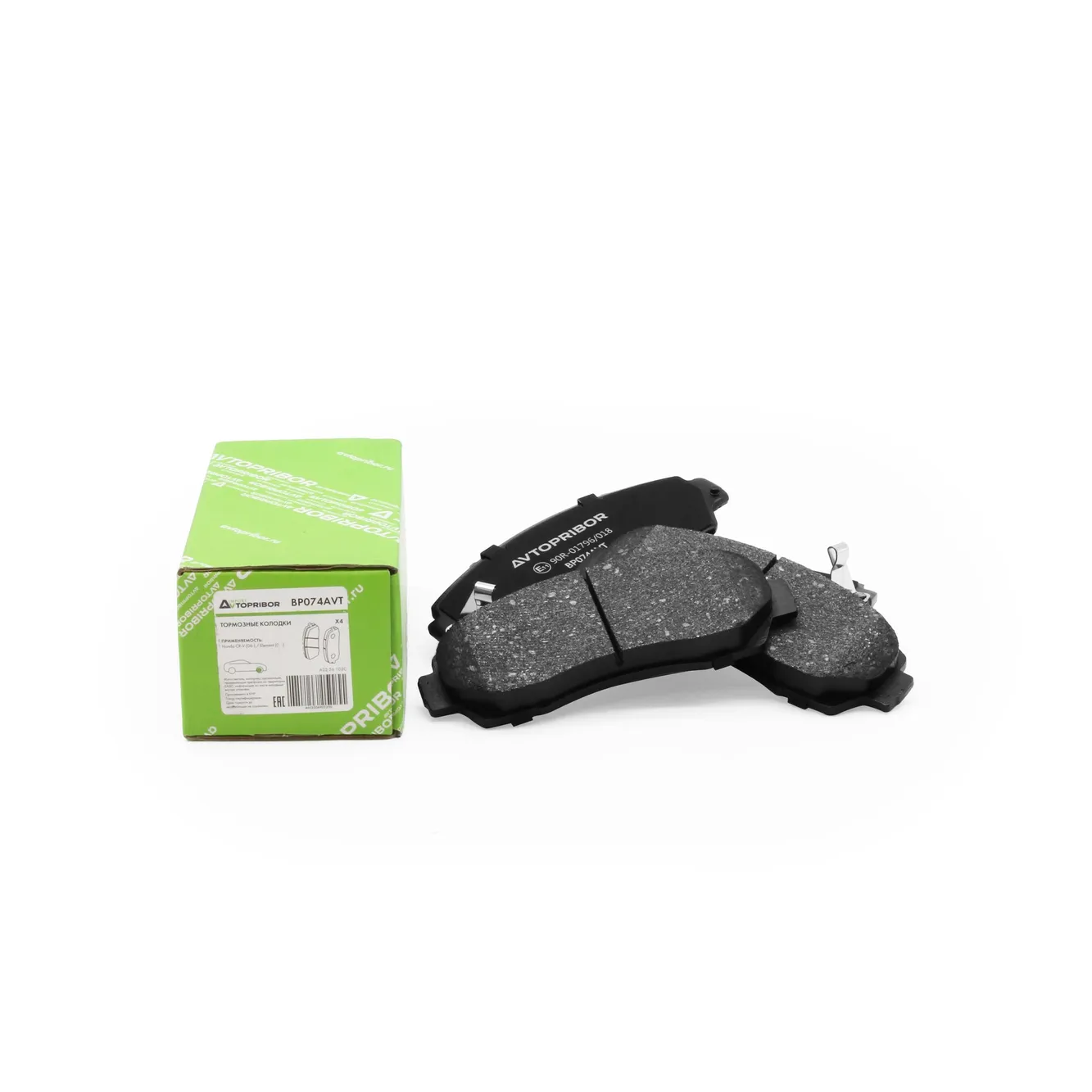 Колодки тормозные передние без датчика Honda CR-V (06-) / Element (03-) AVTOPRIBOR BP074AVT