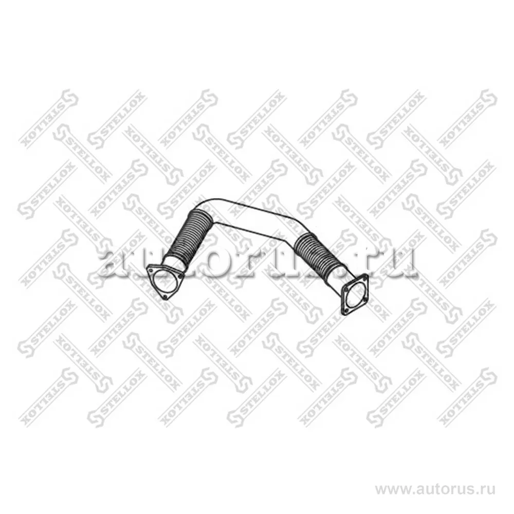 Труба глушителя с гофрами 1-изг.DAF F95 STELLOX 8203750_SX