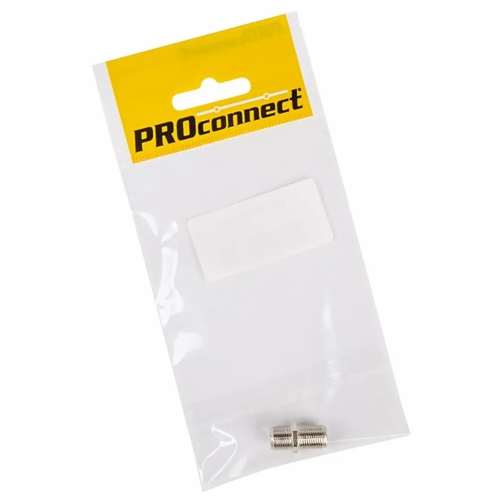 Переходник антенный, (гнездо F - гнездо F), бочка, (1шт.) (пакет) PROconnect PROconnect 05420167