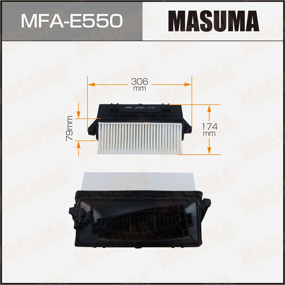 Фильтр воздушный MASUMA MFA-E550