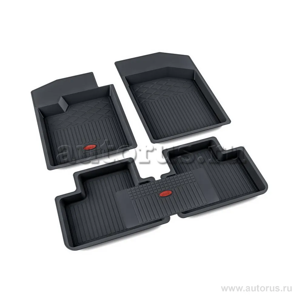 Коврики салона резина черный Hyundai I 30 II 2011- АГАТЭК A.003.231.H