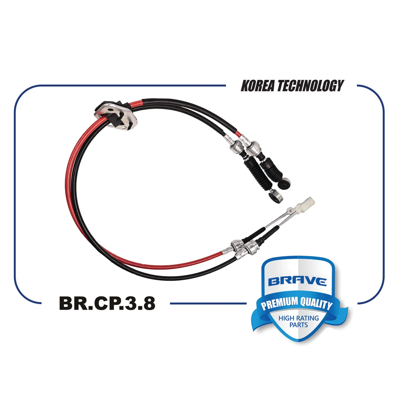 Трос КПП HYUNDAI Accent 99- BRAVE BR.CP.3.8