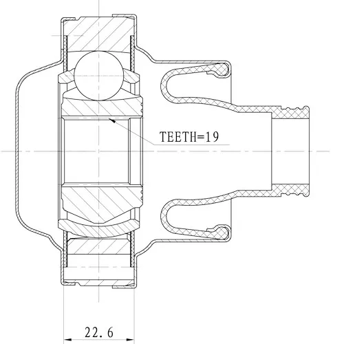 Шрус Карданного Вала Volvo S80 II (07--16) ZIKMAR Z87091R