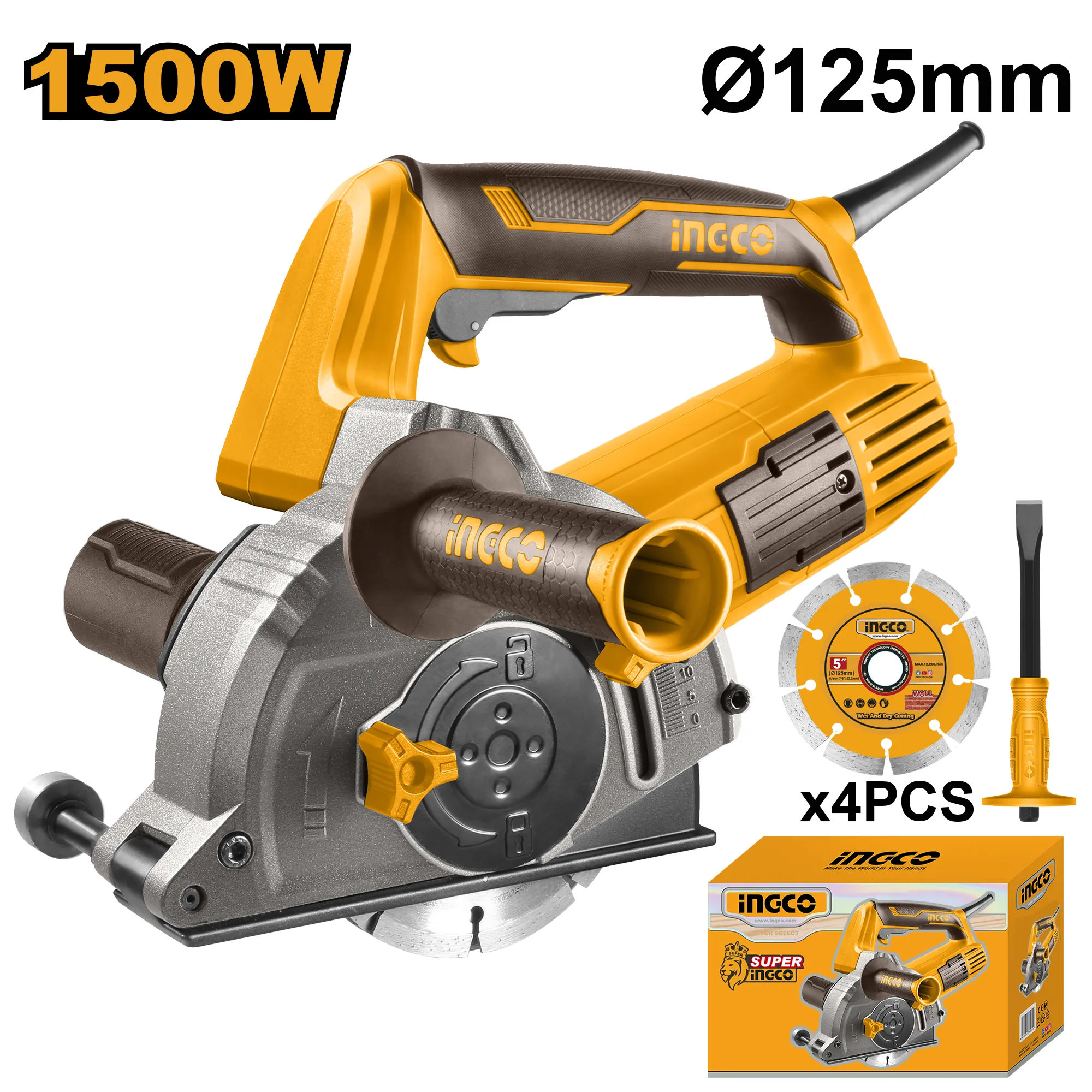 Штроборез INGCO WLC15008