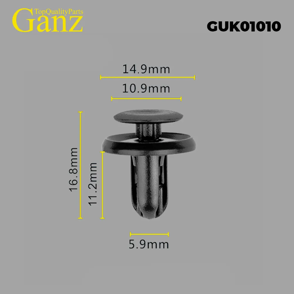 Клипса универсальная  GANZ GUK01010