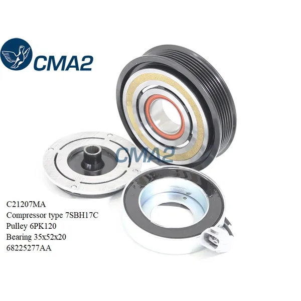Муфта в сборе 7SBH17C 6PK120 (NSK подшипник) 68225277AA CMA2 C21207MA