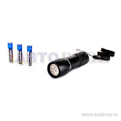 Фонарь светодиодный 9LED с рассеивающей линзой 3xR03 блистер Camelion TECHNO LED5107-9
