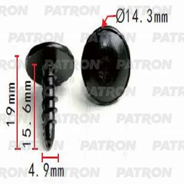 Шуруп металлический Audi,Seat,Skoda,Volkswagen применяемость: металлич PATRON P37-0601