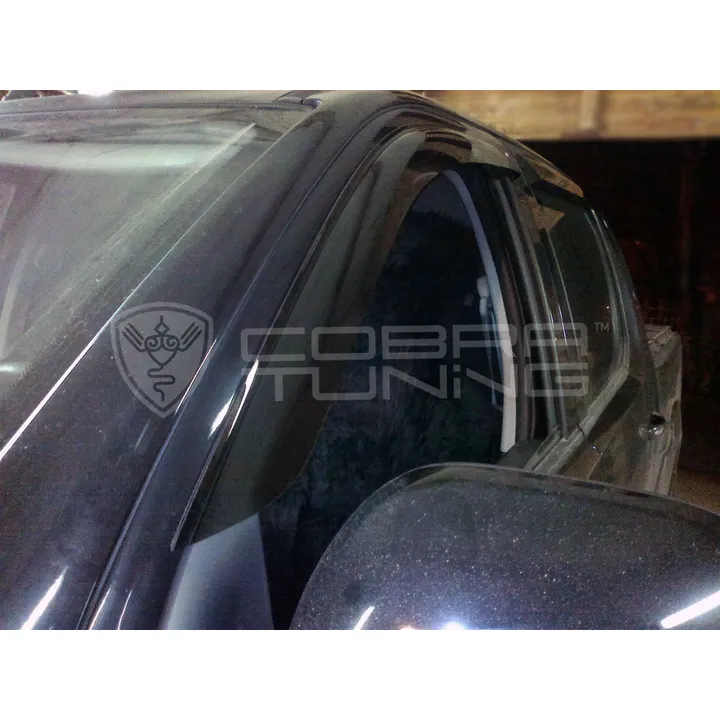 Дефлектора на окна Foton Tunland 2012 деф.окон Cobra Tuning F40312