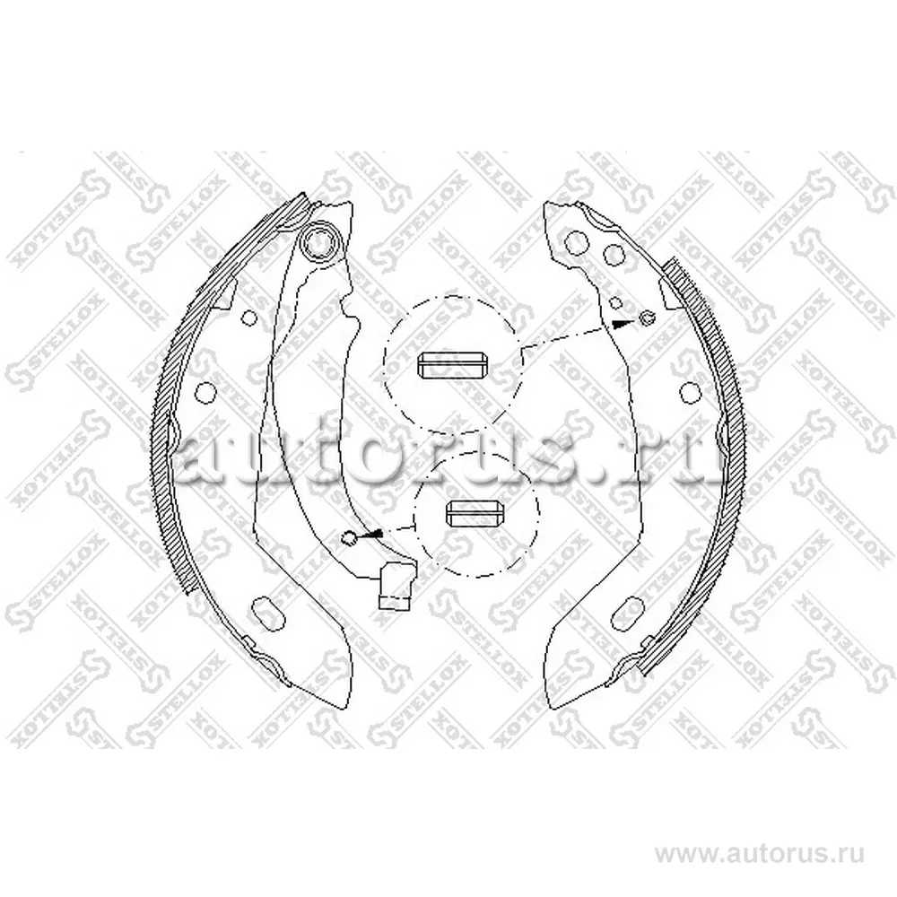 Колодки барабанные Renault R19, Peugeot 309 STELLOX 094 100-SX