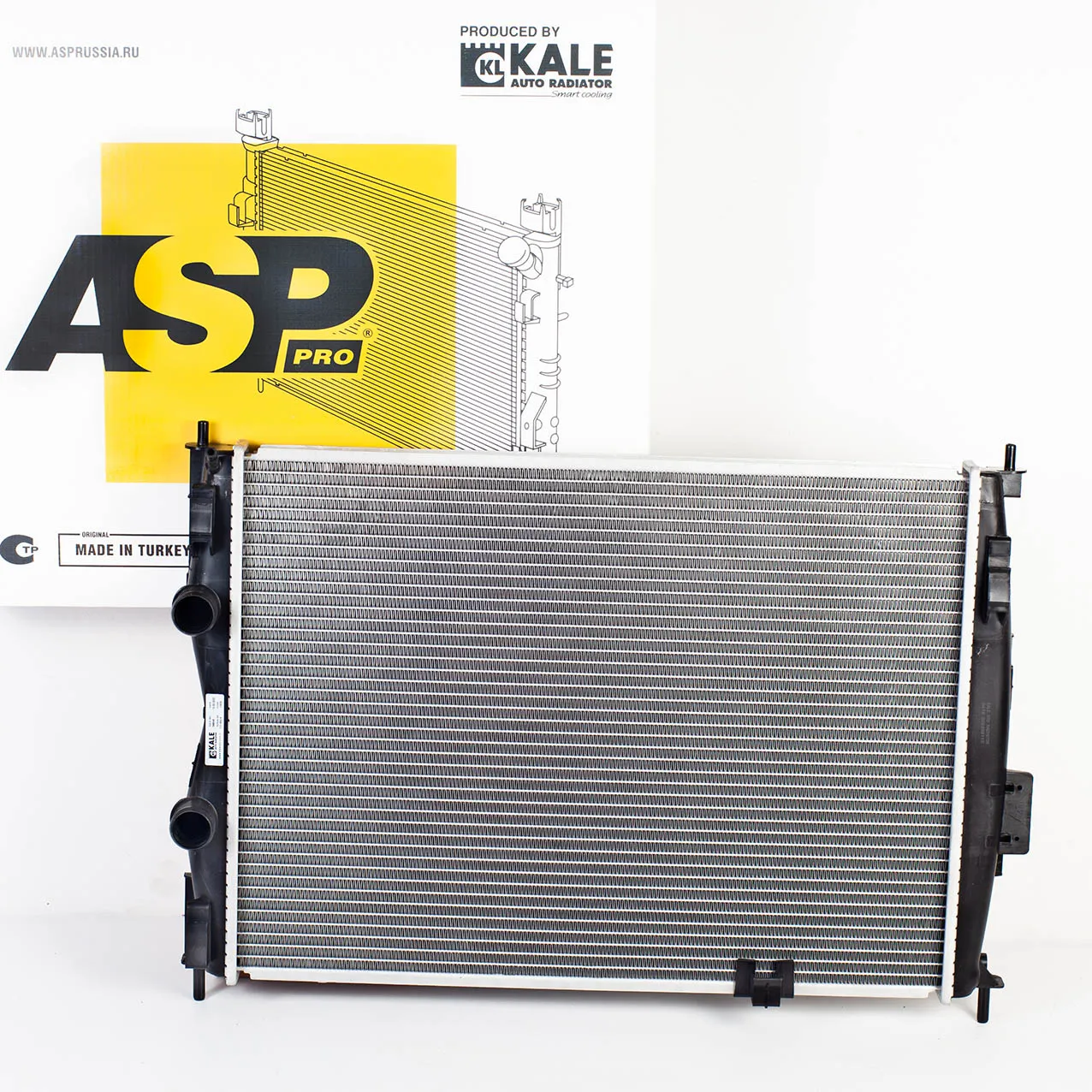 Радиатор охлаждения для а/м Nissan Qashqai (06-) 2.0i CVT паяный ASP AL10676