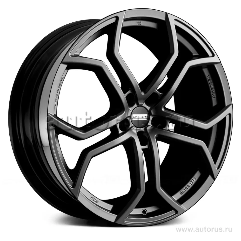 Диск литой R20 9J 5x120/72.5 ET45 FONDMETAL 9XR Matt Titanium 9XRJ9020455120ITE1