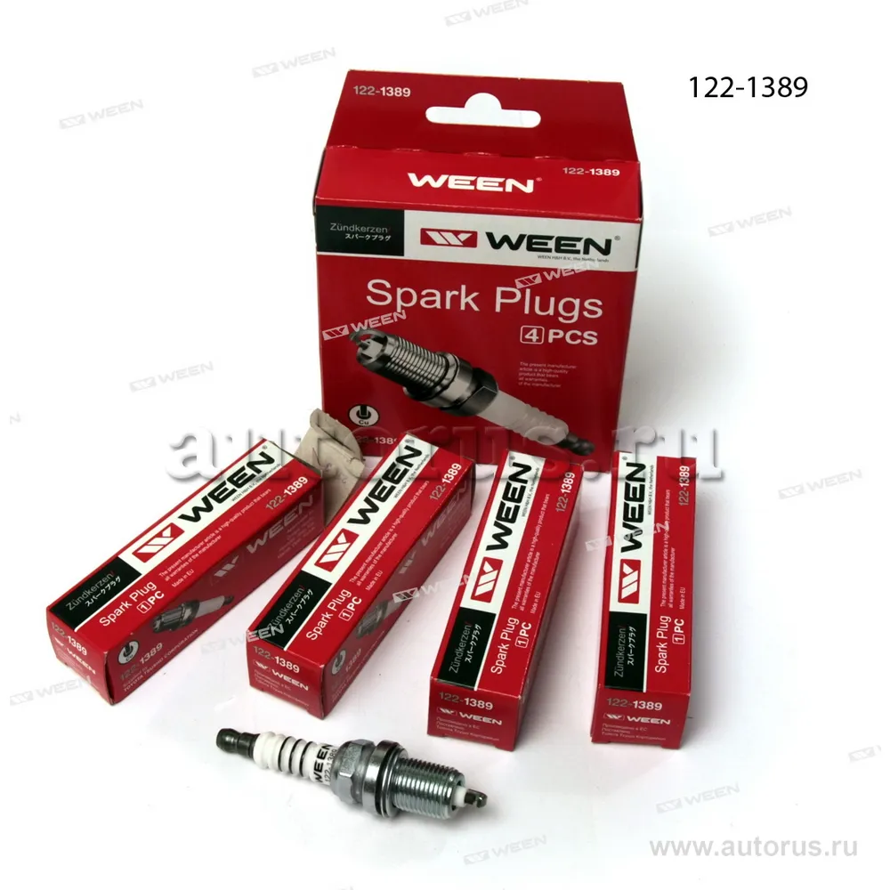 Свеча зажигания DODGE, HONDA, HYUNDAI, JEEP, KIA, MAZDA, OPEL, SUZ WEEN 122-1389