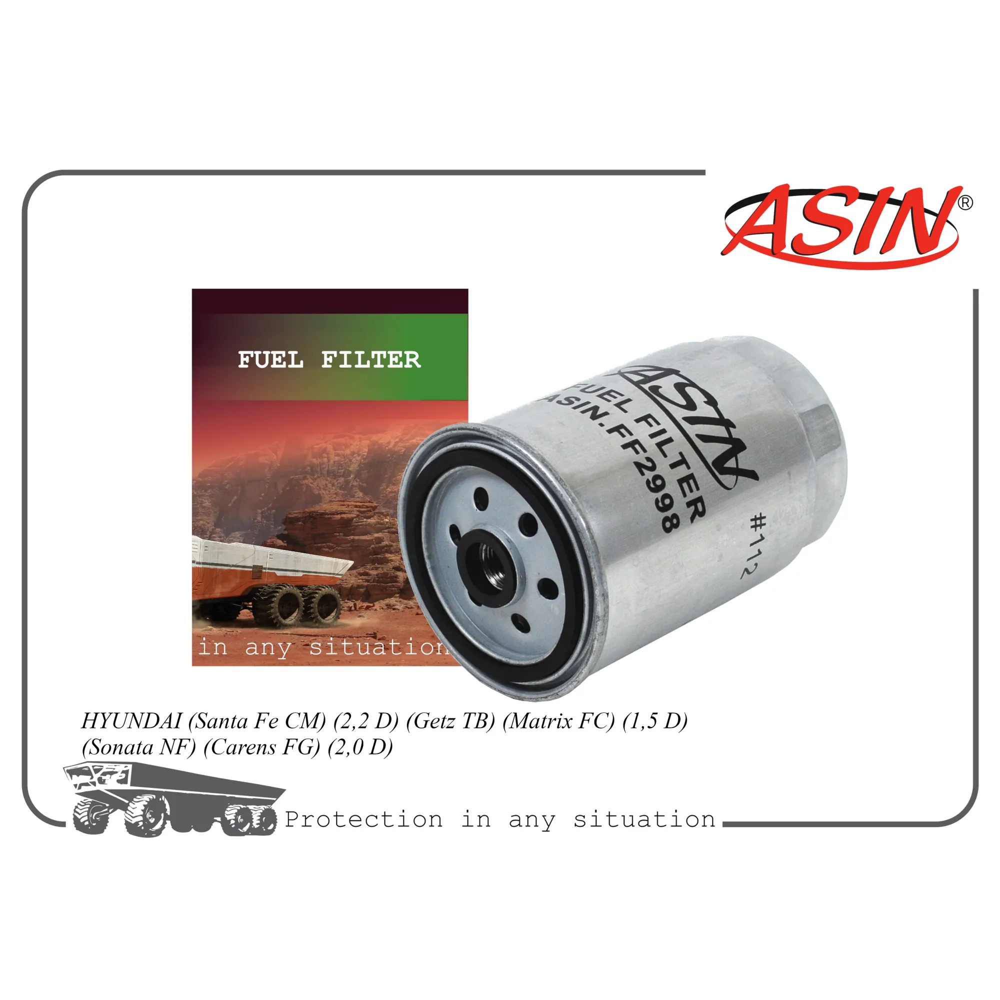 Фильтр топливный 31922-26910/ASIN.FF2998 ASIN ASIN ASIN.FF2998