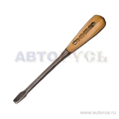 Отвертка шлицевая с деревянной ручкой 160 x1,0x6,5