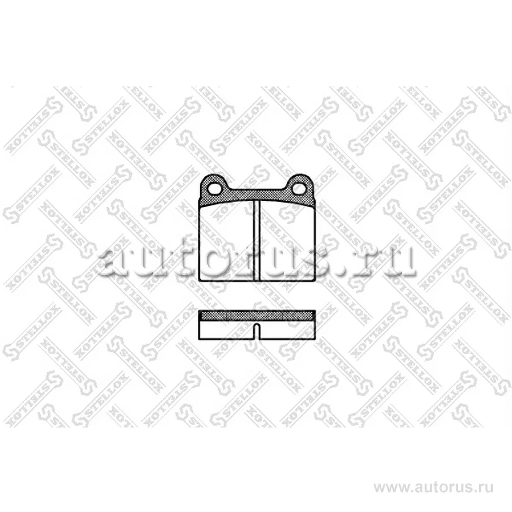 Колодки дисковые з. MB W123 2.0-3.0D/TD 76-85 STELLOX 017 060-SX